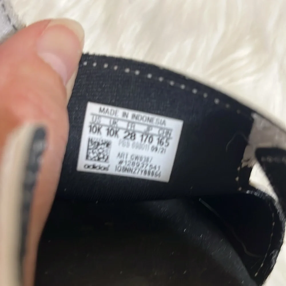 Adidas Black White Sandals